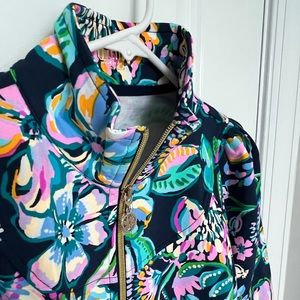 Lilly Pulitzer Puff Sleeve Track Jacket